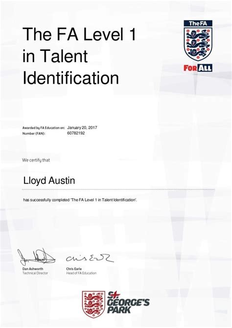 fa level 1 sign in.